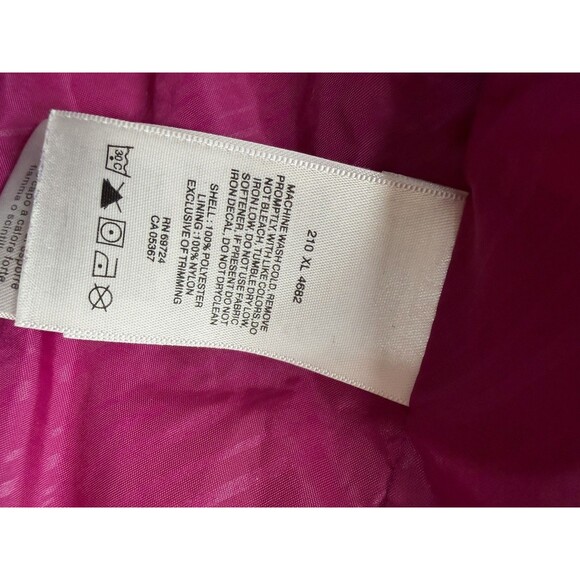 (Q) Columbia Jacket Womens Medium Plum Full Zip Puffer Coat Interchange Size L - Picture 6 of 6